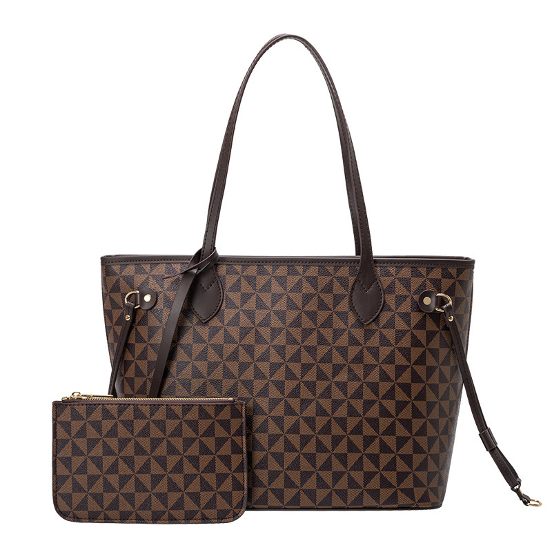 Tote Bag 2022 European and American Fashion New Windmill Pattern Portable Shoulder Bag Large Capacity Two-Piece Set Women's Bag Tote Bag 2022 European and American Fashion New Windmill Pattern Portable Shoulder Bag Large Capacity Two-Piece Set Women's Bag