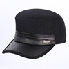 Men's keep warm cotton demi-season hat, for middle age