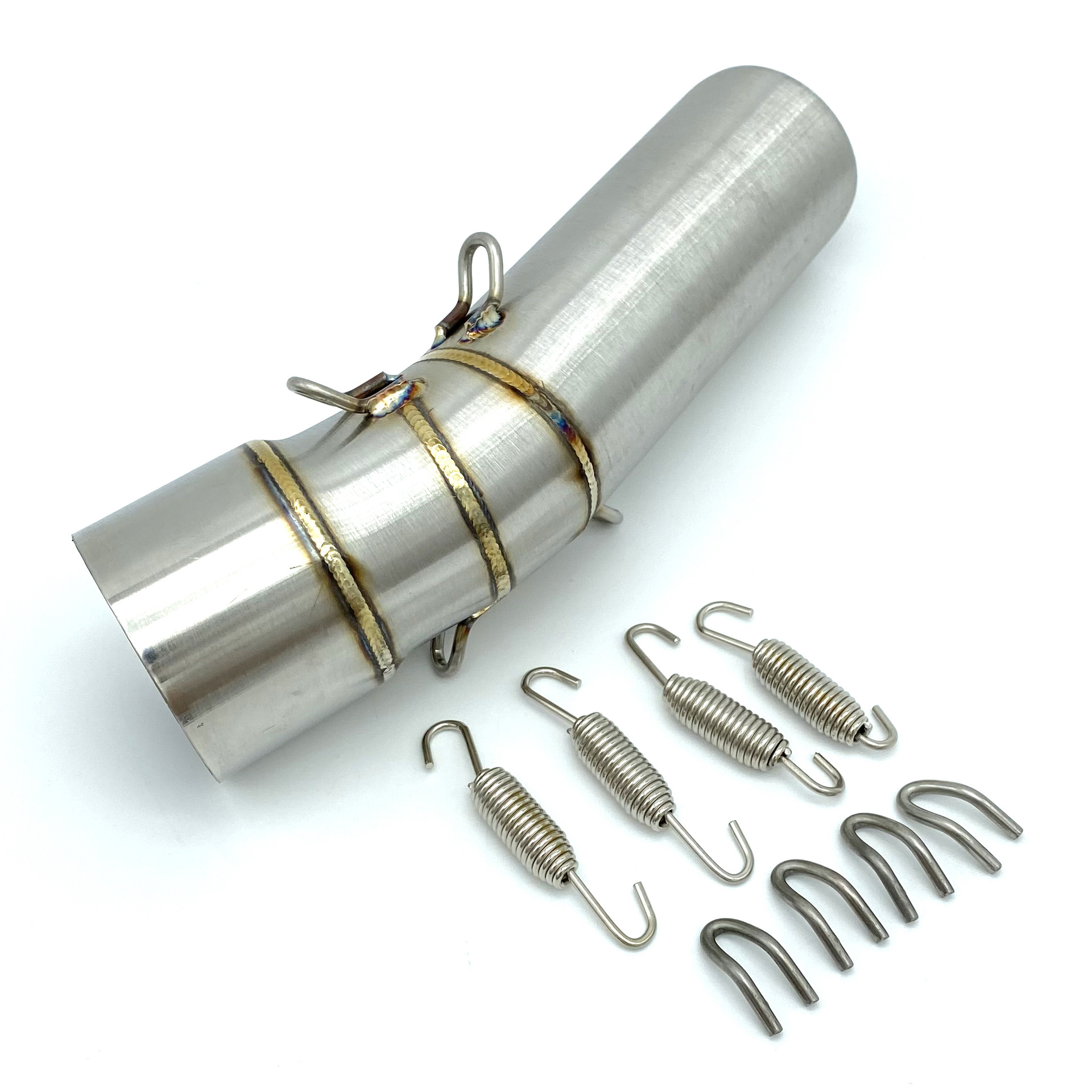 Suitable for BMW F650GS F700GS F800GS ADV motorcycle modified exhaust pipe stainless steel middle section adapter