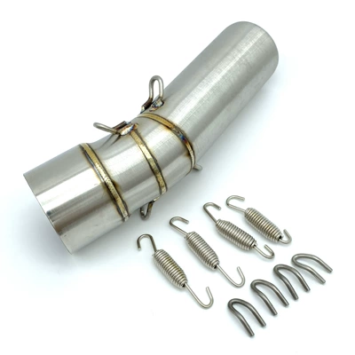steel middle section adapter, Motorcycle exhaust pipe