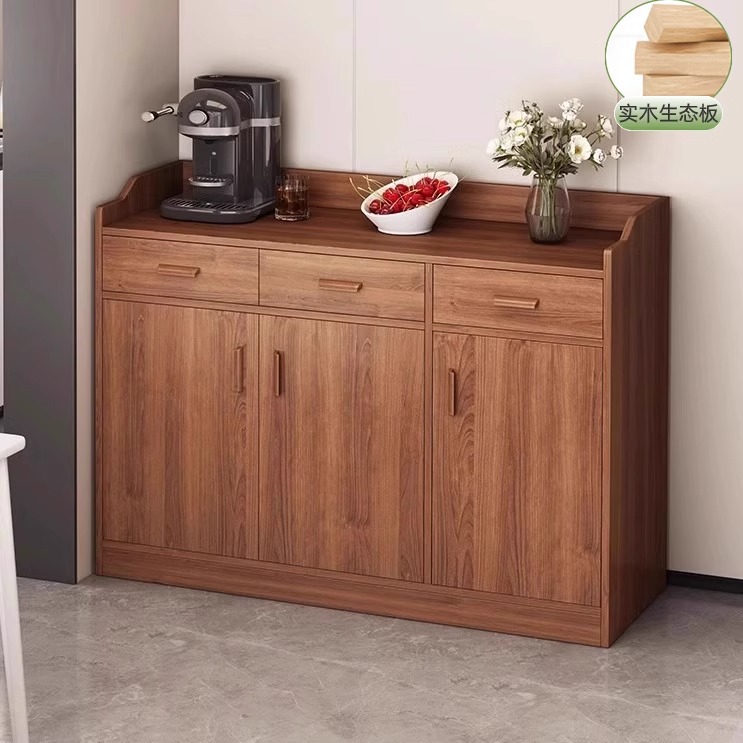 Solid Wood Sideboard Cabinet Home Kitchen Cabinet Storage Cabinet Meal Preparation Cabinet Living Room Wall Storage Cabinet Tea Cabinet