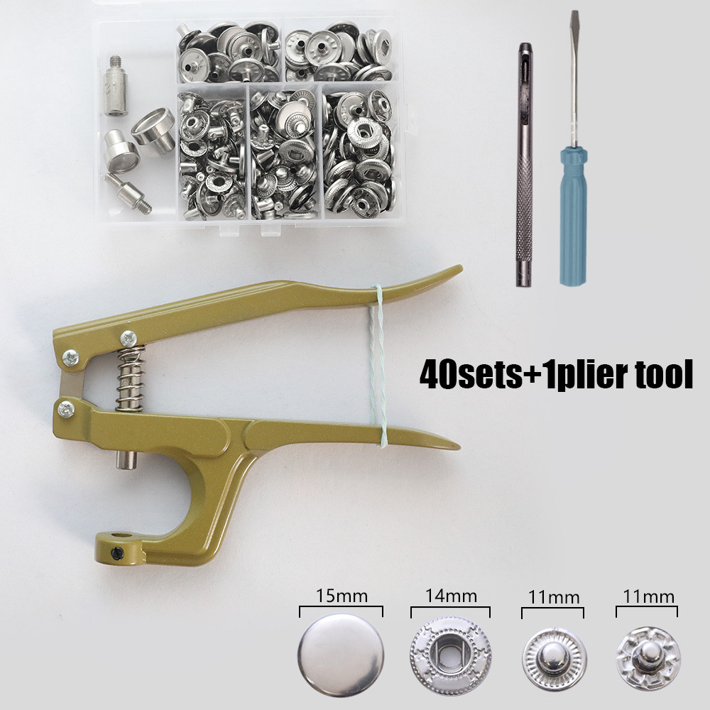 Venta caliente transfronteriza caja de metal hebilla a pantalla botón sin costura chaqueta de hebilla oculta plana botón de chaqueta de plumón botón