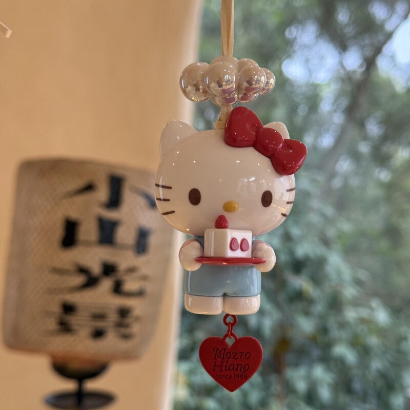 包包挂饰挂饰少女凯蒂平安喜乐汽车车挂正版车载手办可爱|undefined
