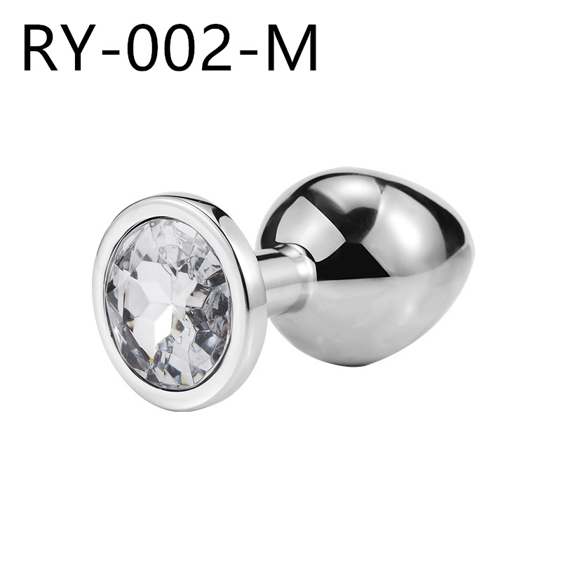 Volver corte metal anal plug adulto hombres y mujeres SM compartir masturbación clímax sexy anal plug adulto suministros pequeño mediano grande