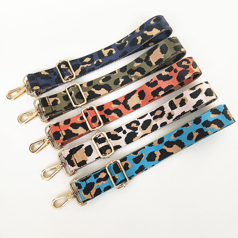 Nylon Color Block Bag Strap display picture 3