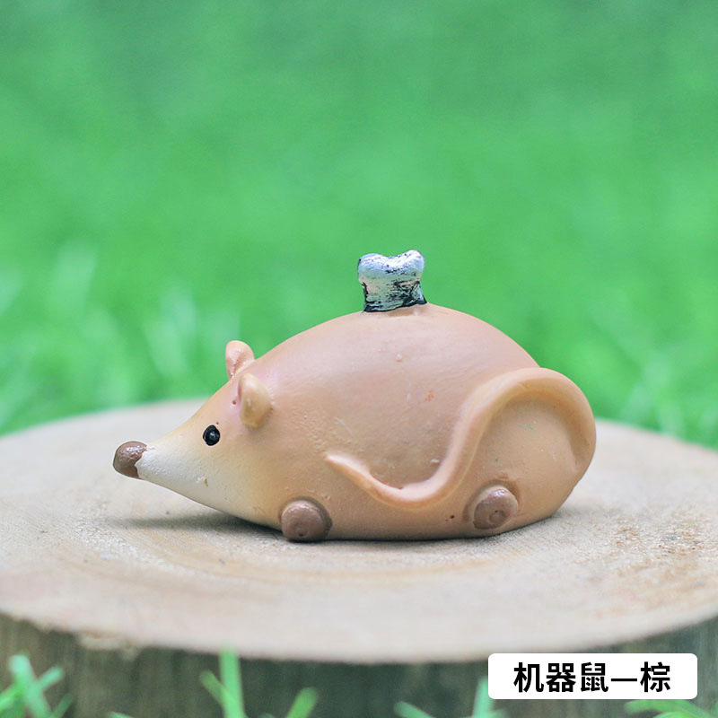 로봇 마우스-다크 브라운