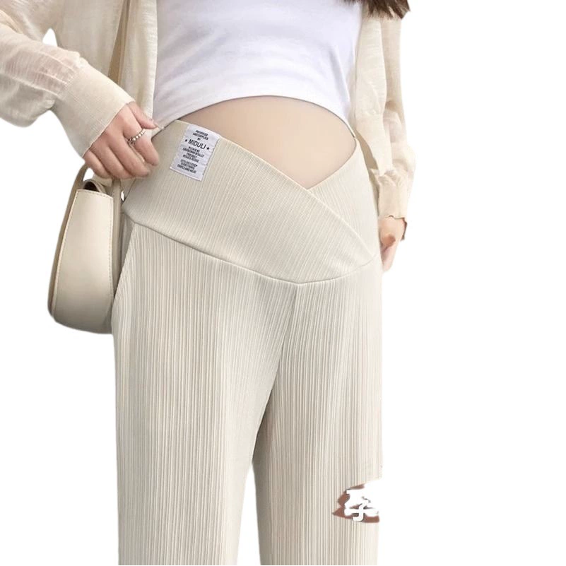 Одежда для беременных широкие брюки с низкой талией брюки для раннего беременности