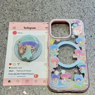 Creative Full-Screen Gemini Balloon Stars Suitable for Iphone16Promax Mobile Phone Case Apple 15Pm Magnetic Suction 14