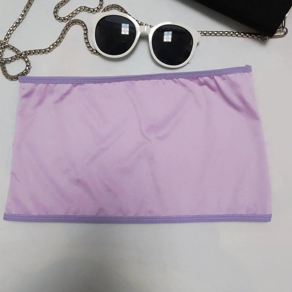 Milk silk light purple flat mouth