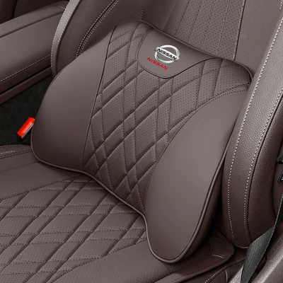 Seat cushion, seat cover – Cushion, Four-Season Seat Cushion - nissan-lumbar-support-1-piece-mocha-brown