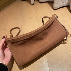 MonmelKoko2025leclick 本革カーブバッグ ショルダーバッグ クロスボディバッグ ハンドバッグ バゲットバッグ 餃子バッグ型