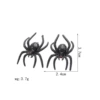 001-32. Resin spider earrings