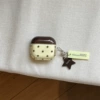 Brown cover with yellow bottom star earphone case case + pendant