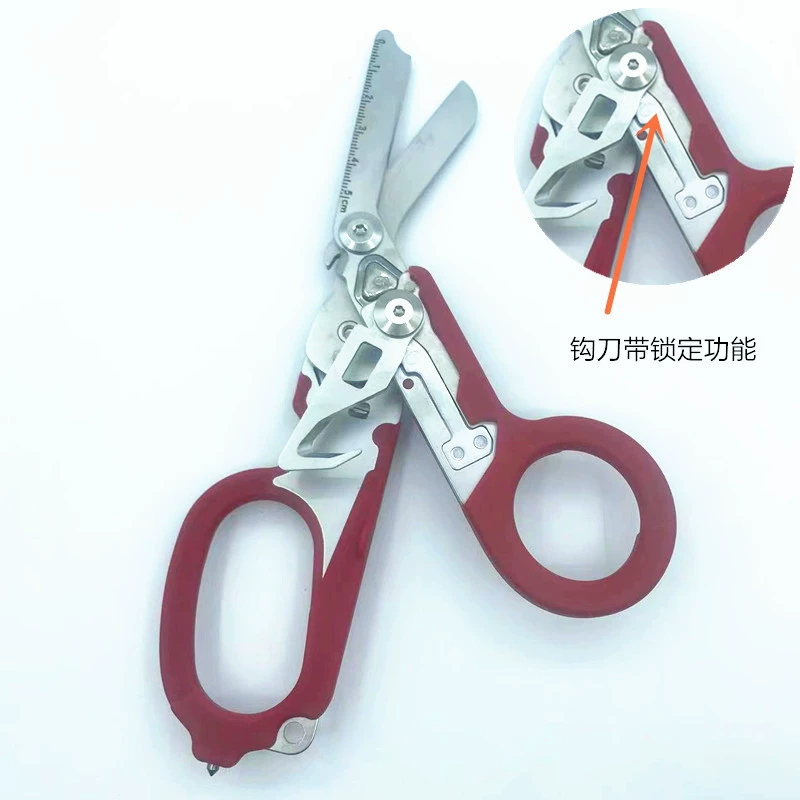Уличные тактические складные scissors многофункциональные тактические зажимы аварийные медицинские ножницы творческий инструмент Лай