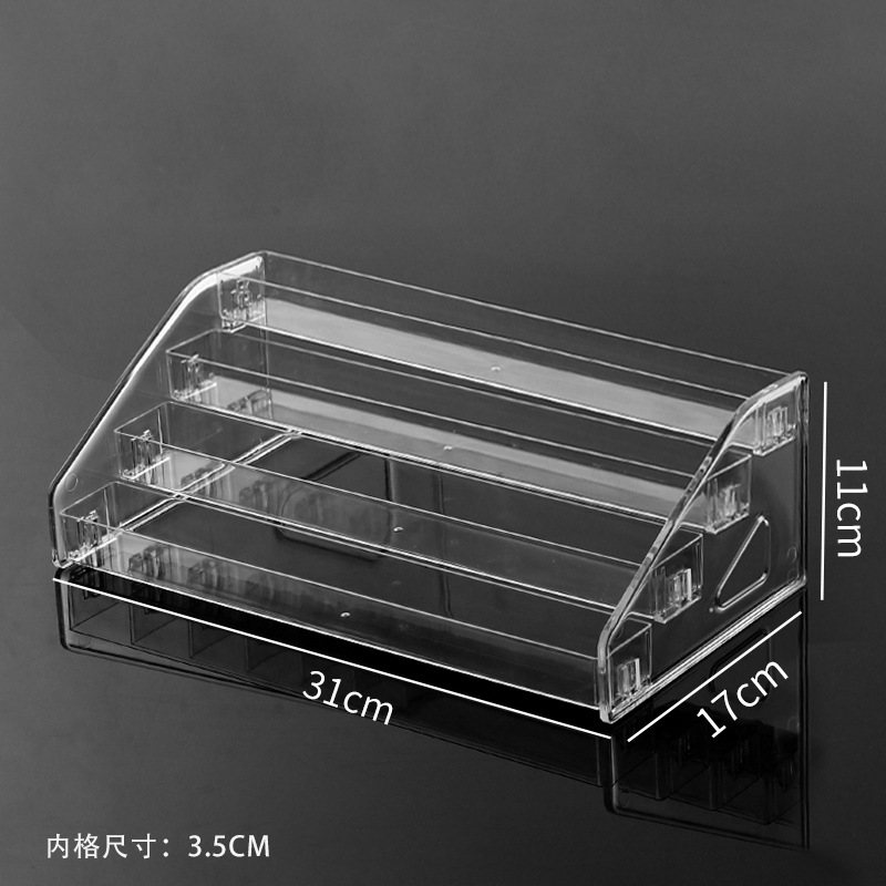 Multifunctional - four-layer display stand [upgraded buckle installation]