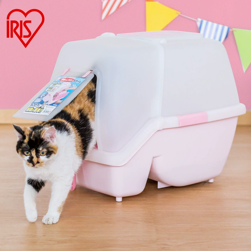 Оптовая продажа Алиса широкая дверь кошачий Туалет Алиса закрыла однослойный кошачий Туалет с защитой от брызг кошачьих экскрементов SSN530