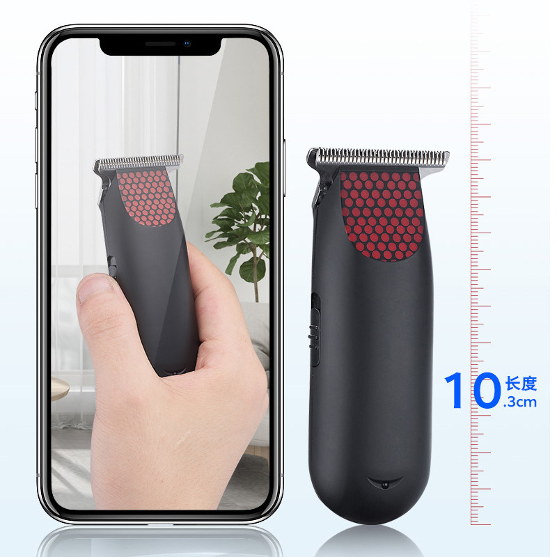 Cross-border mini oil head scissors electric hair clipper beard trimming electric hair clipper body hair trimmer men's carving