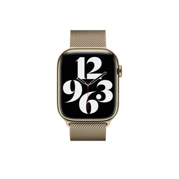 Apple S10 時計ストラップミラネーゼ applewatch9/8/7 メタル時計ストラップ磁気超 2 スチールストラップに適しています。|undefined