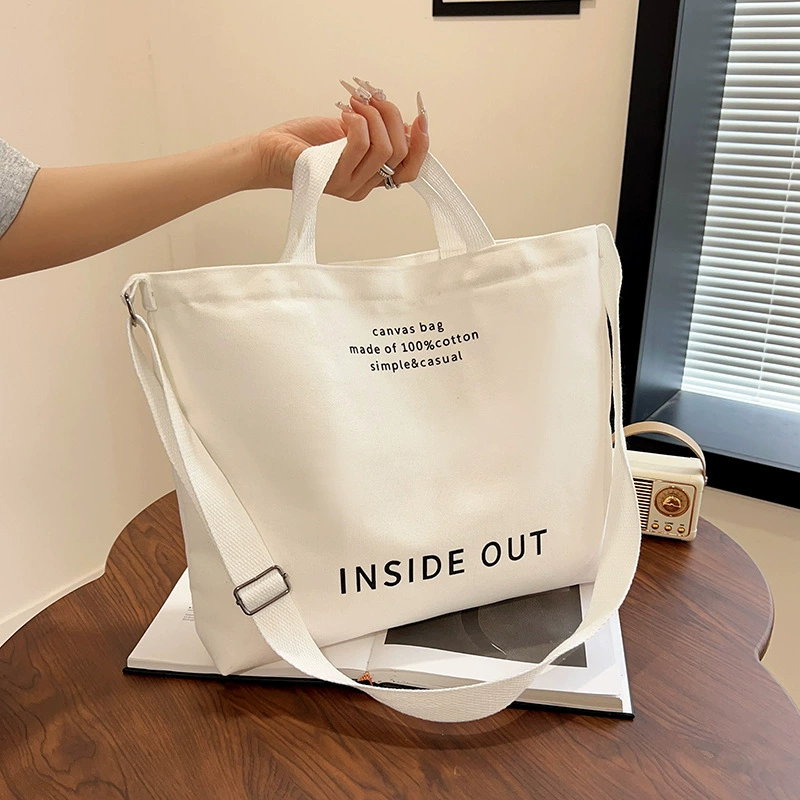 Shopping bag, capacious handheld and one-shoulder tote, 4 color options
