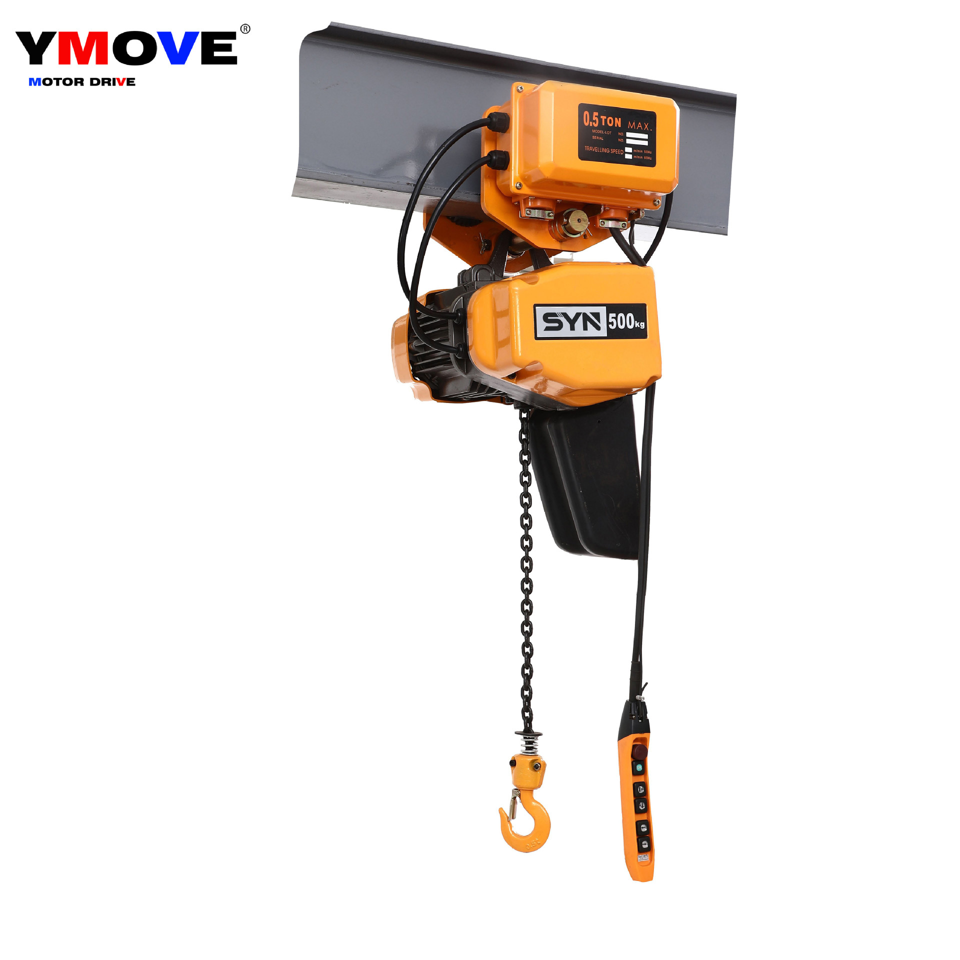 0.5吨起鬼头式EQ运行式环链电动葫芦变频防爆倒链10T吊葫芦重型