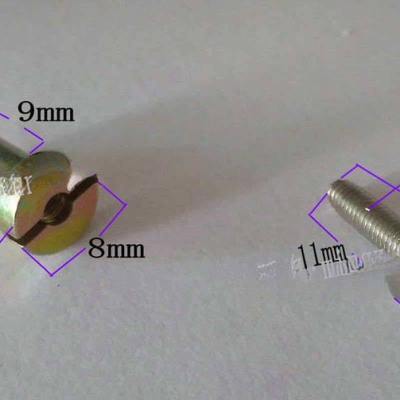 双层手刮柄螺丝/铝合金刮柄螺丝/刮刀柄螺丝/丝印手刮刀螺丝