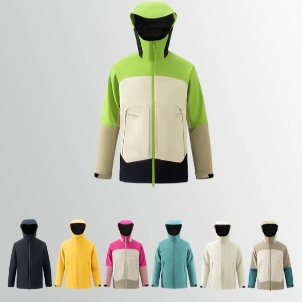 Пешеходная прогулка на открытом воздухе Альпинистская красочная цветная куртка 6914