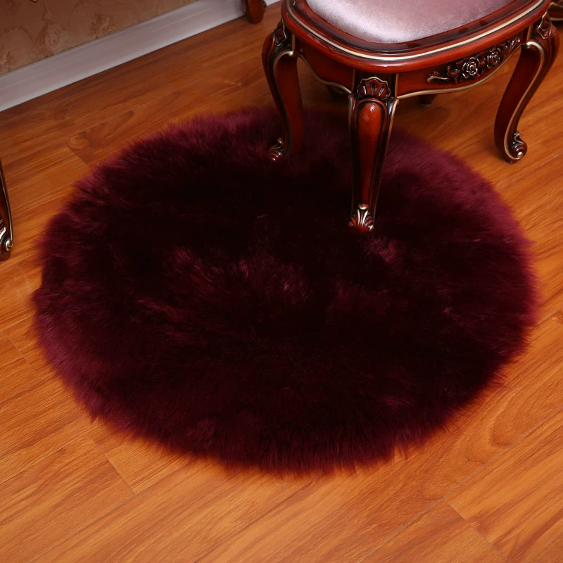 Round Modern Carpet, Simple Elegant Design, Multiple Colors, Diameters 30–180 cm