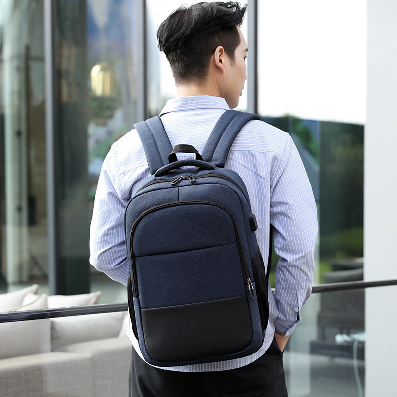 Large Capacity Men's Computer Business Travel Backpack Waterproof_voghion.com