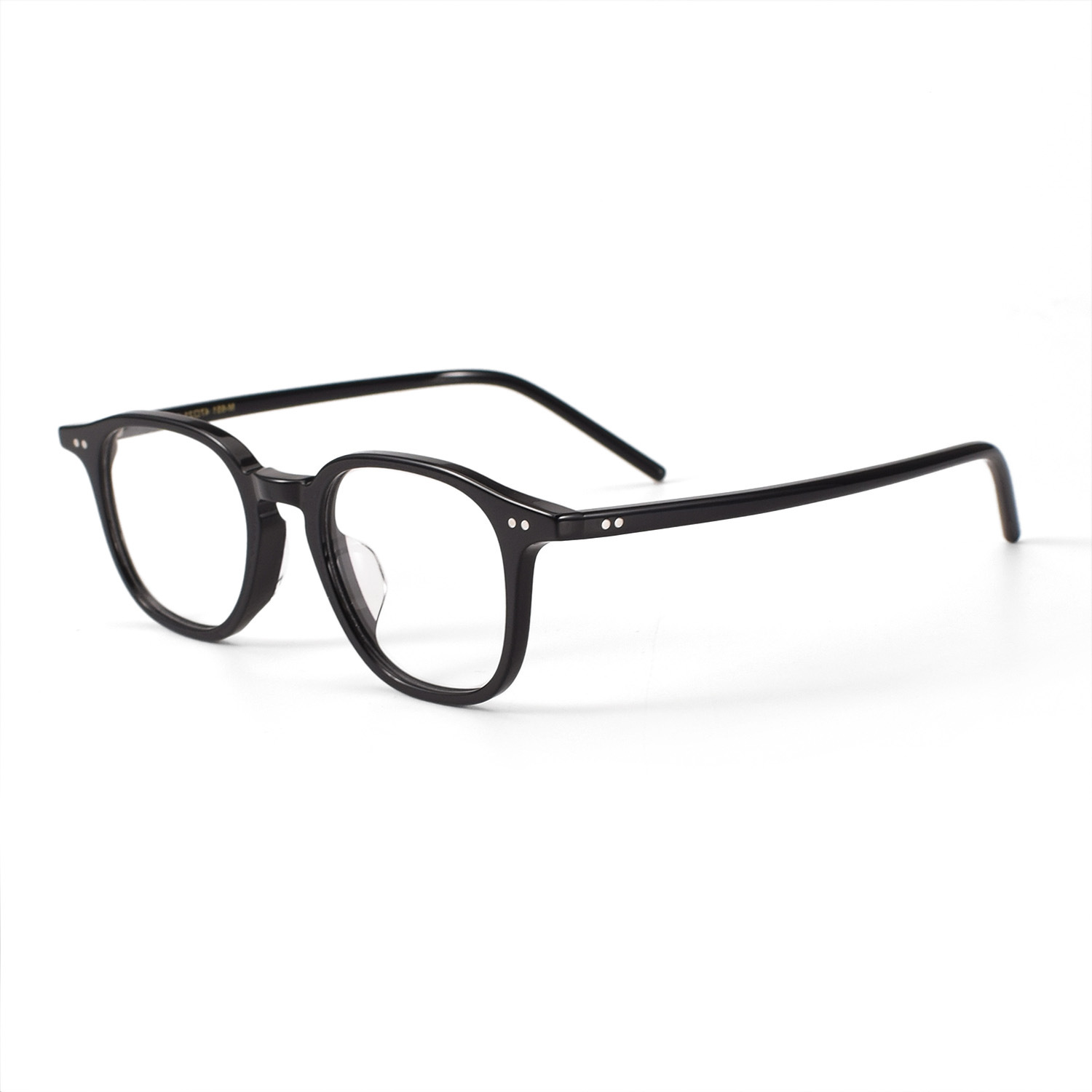 Montura de Gafas Cuadrada M651 de Placa y AC, Montura Completa image 5
