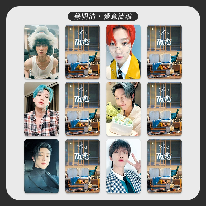 K-pop mini photo card set (Seventeen style) — 6-photo designs, 30-style collectible cards