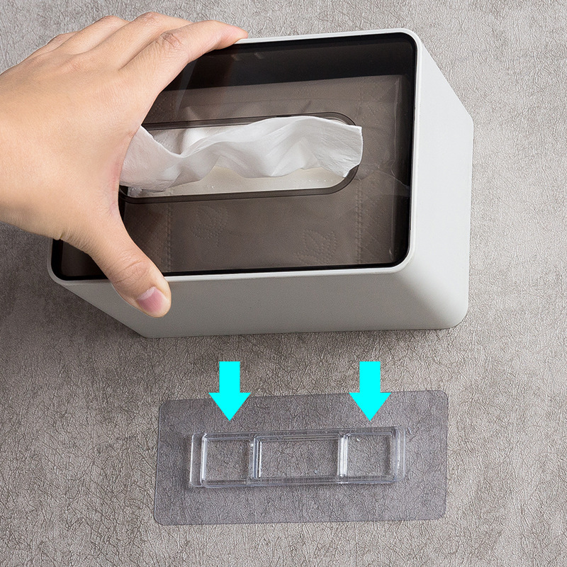 トイレティッシュボックス壁掛け式トイレティッシュボックスホテル穴なしトイレットペーパー防水ロール紙ホルダー|undefined