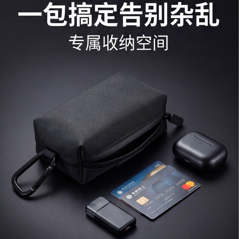 Waterproof Earphone Bag, Multifunctional Portable Mini Key Bag, Coin Purse, Small Wallet, Fashionable Zipper Handbag, Anti-Fall Waterproof Earphone Bag, Multifunctional Portable Mini Key Bag, Coin Purse, Small Wallet, Fashionable Zipper Handbag, Anti-Fall