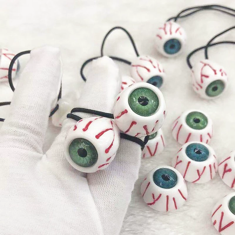 Япония Харадзюку Соскол eyeballs смола кровавые глаза на Хэллоуин аксессуары ужас призрачные глаза кровотечение демон