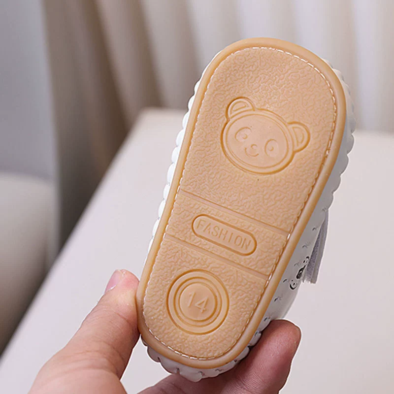 Обувь детская карикатураOther Brand для раннего возраста девочек, белые обувь на мягкой подошве, легкая и удобная
