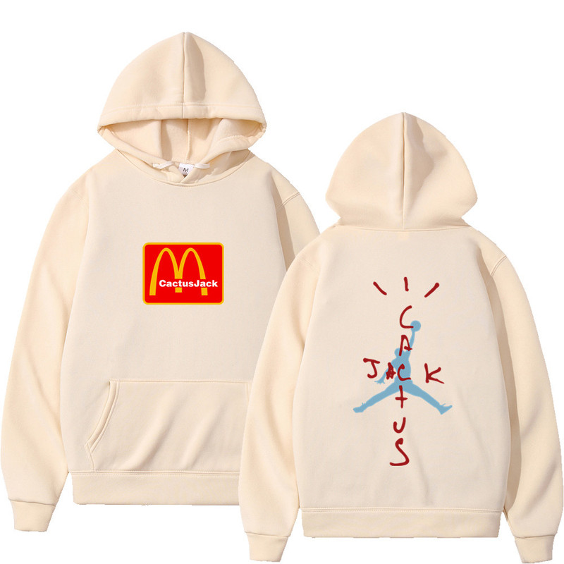 Travis Scott Cactus Jack Jordan 23 Joint Brand Fashion Casual Men's and Women's Sweatshirt Hoodie Travis Scott Cactus Jack Jordan 23 Joint Brand Fashion Casual Men's and Women's Sweatshirt Hoodie