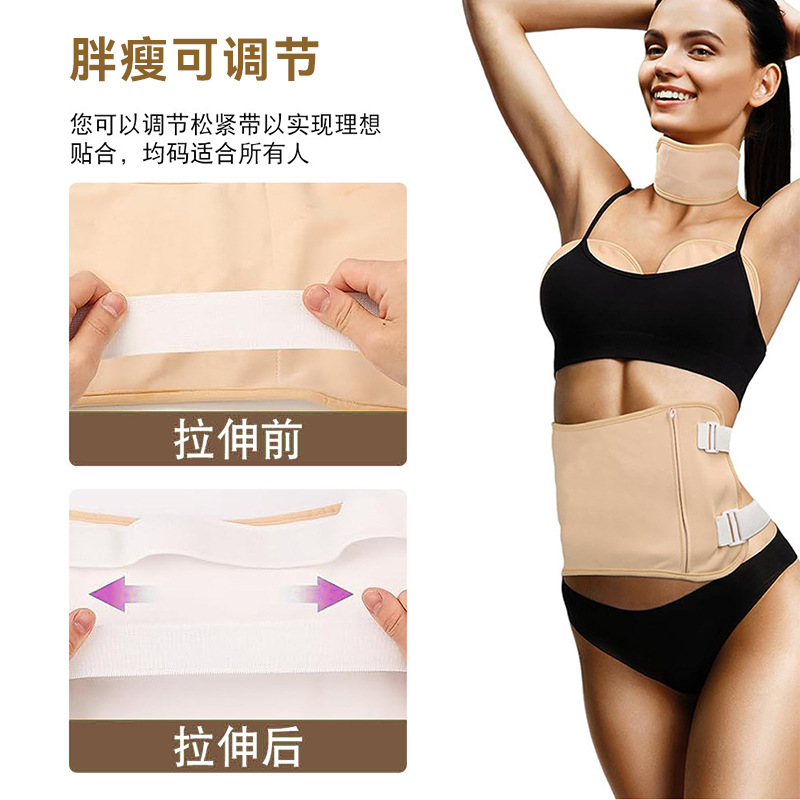 Nueva correa de cuidado de aceite de ricino caliente transfronteriza reutilizable lavable piel perfecta que se pega bolsa de aceite de ricino conjunto completo