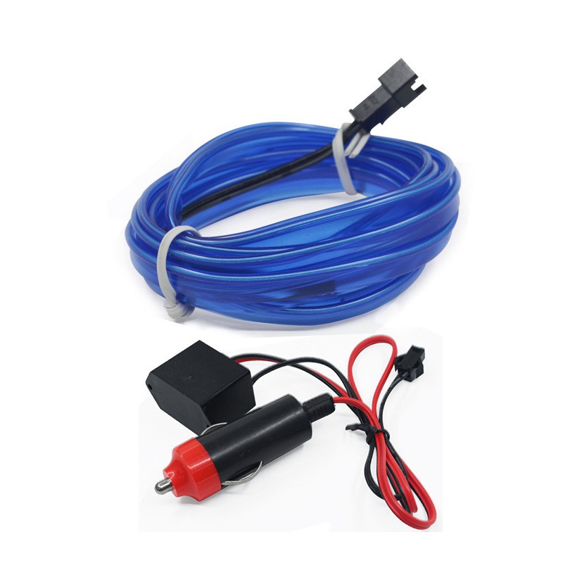 Especial transfronterizo para 3 M nuevo el borde del coche Luz fría atmósfera barra de luz Clip-on luminoso tira de luz LED