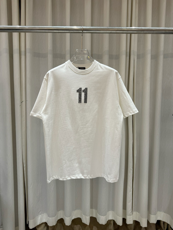 跨境高版本WE11 潮牌美式夏季纯棉印花宽松短袖男女T恤合集潮|undefined
