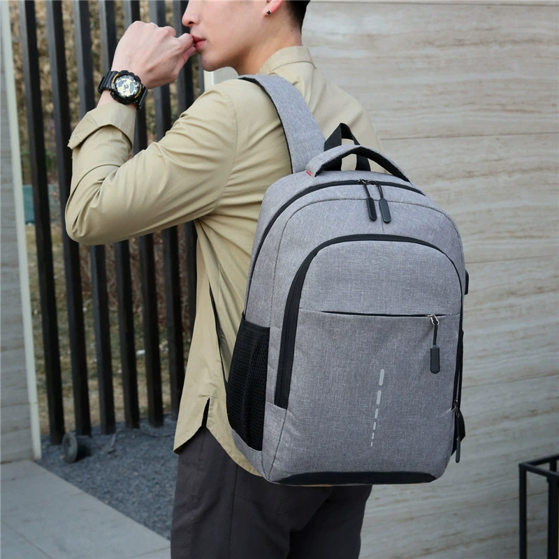 Retroreflective capacious school bag, fashionable backpack, Korean style, oxford cloth, for secondary school