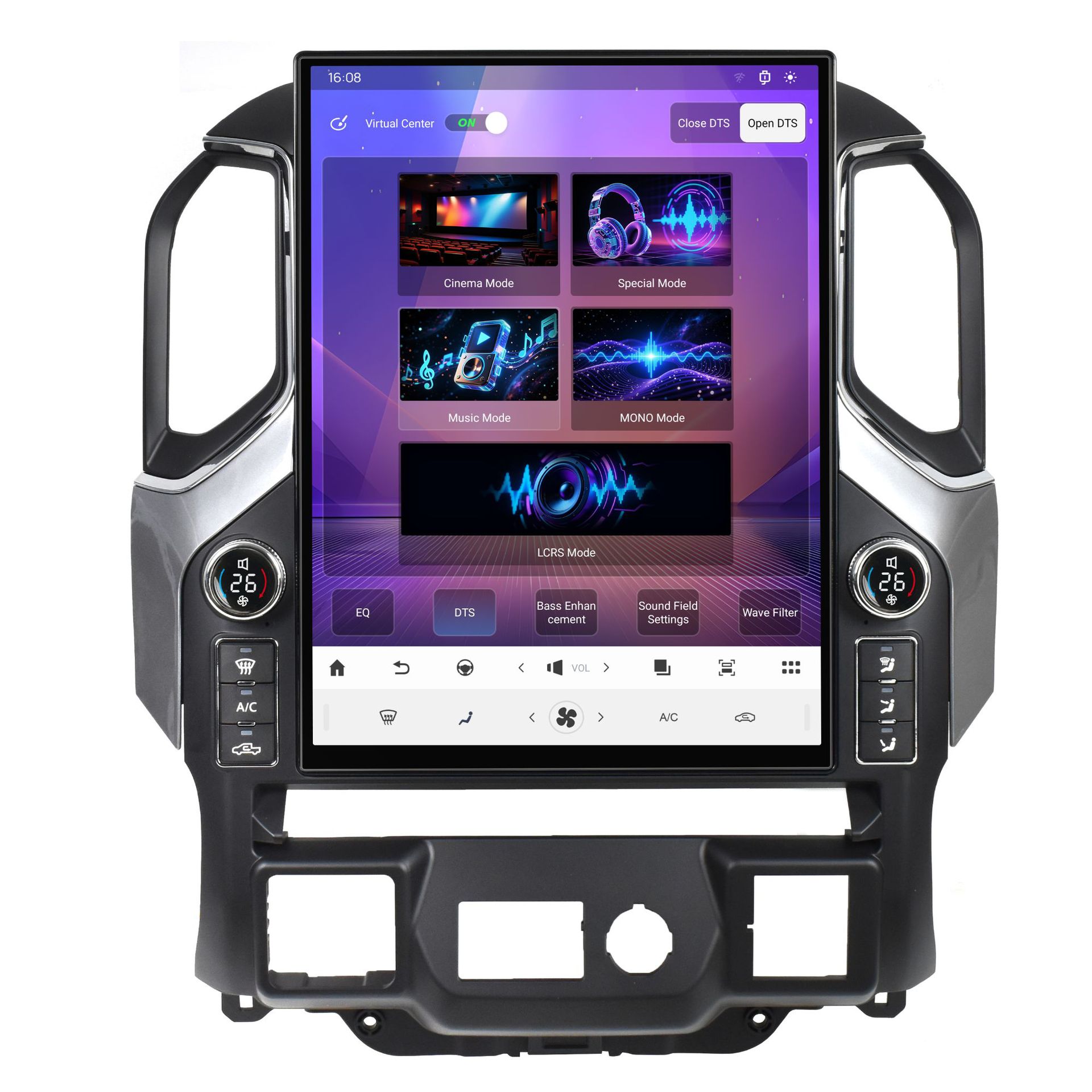 Suitable for 19-23 Chevrolet Silverado 15.6inch high-definition large screen modification