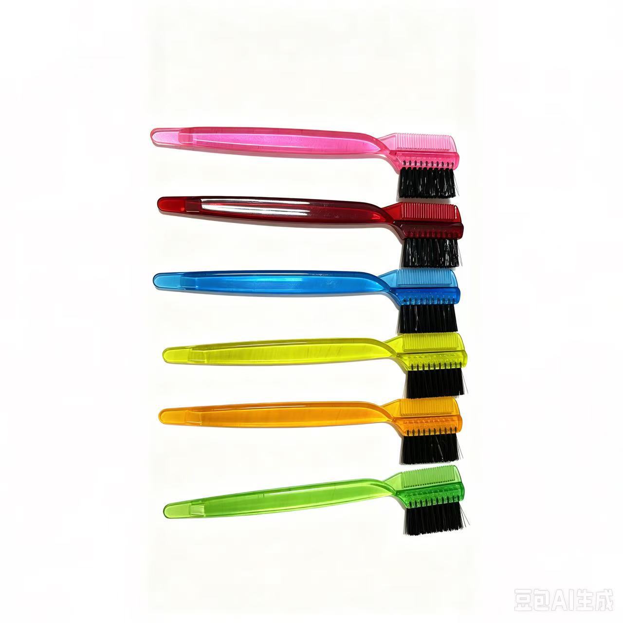 Thickened double-sided eyebrow comb, eyelash comb, eyelash brush, dual-purpose eyebrow comb, eyebrow brush, eyebrow styling comb, makeup comb