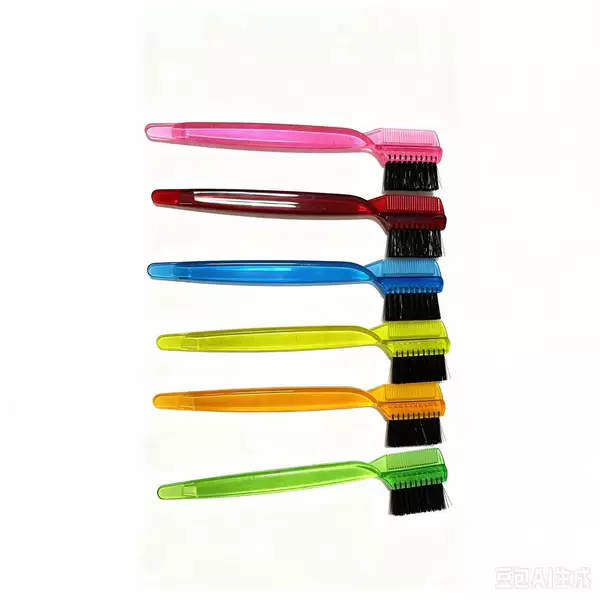 Thickened double-sided eyebrow comb, eyelash comb, eyelash brush, dual-purpose eyebrow comb, eyebrow brush, eyebrow styling comb, makeup comb