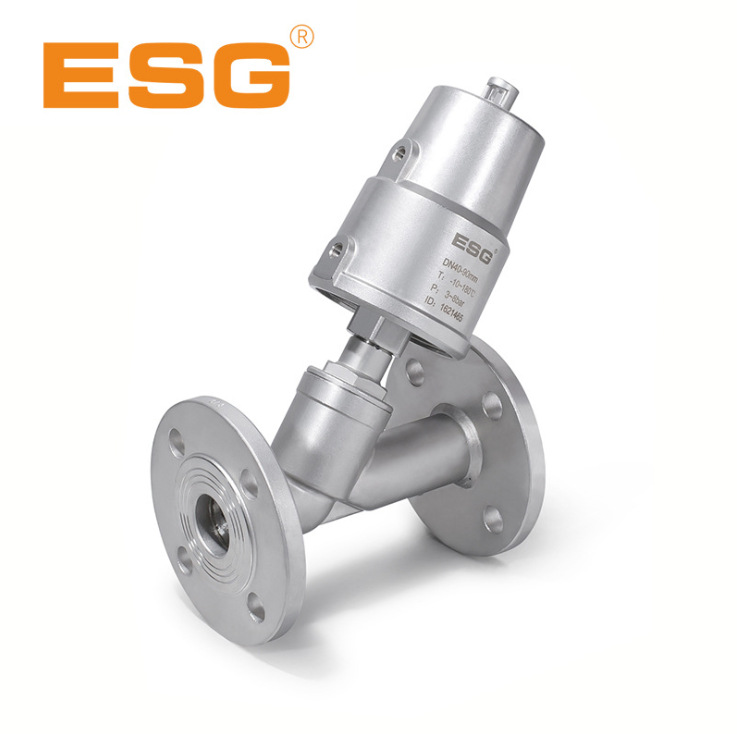 供应ESG气动灌装阀不锈钢食品级角座灌装阀门加长截止阀DN15