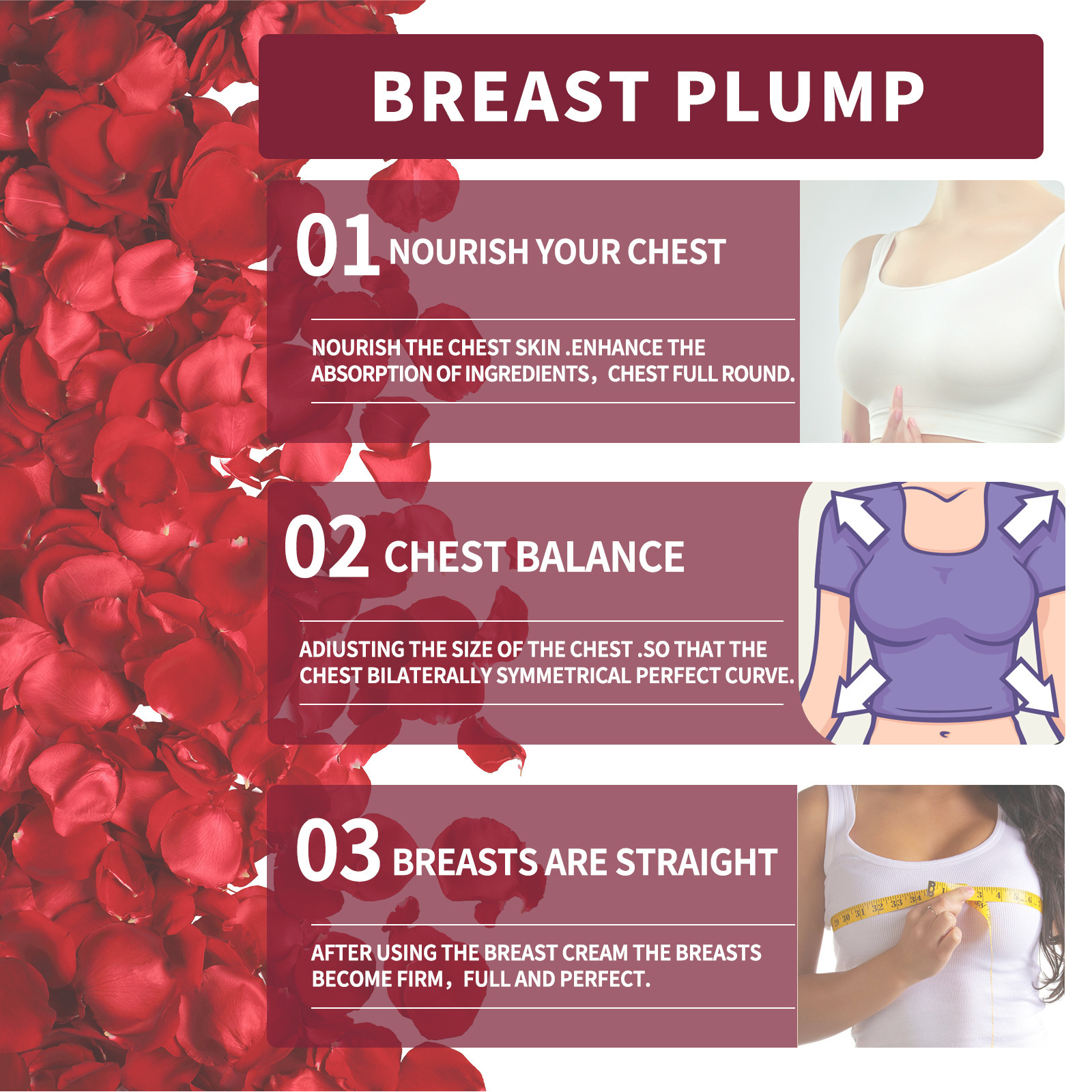 Massage West&Month Straffende Brust prall, und gerade Brust Schönheit Pflege Ätherisches Öl_voghion.com