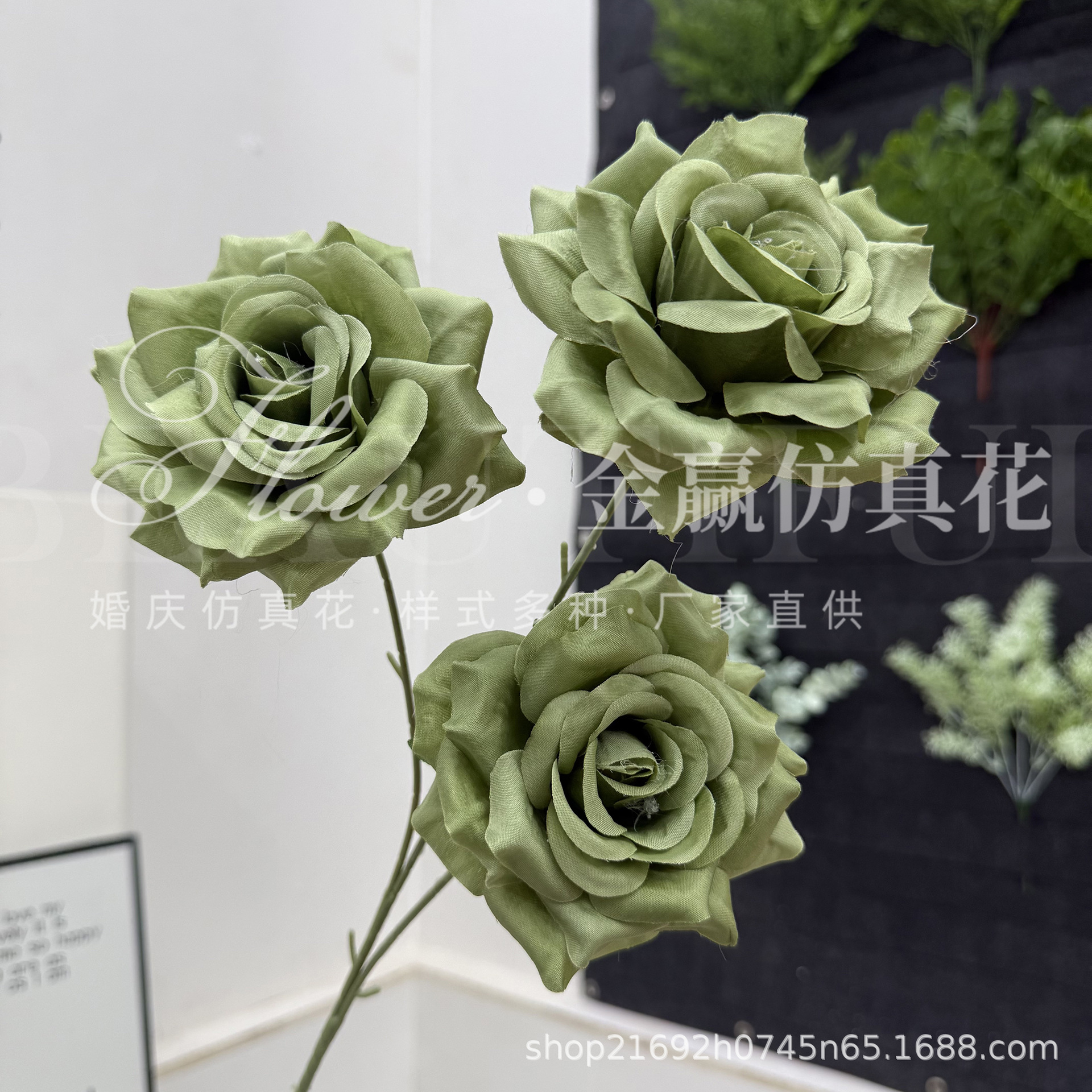 Boda Mori Simulación de flores y plantas verdes Pico de bambú Hierba Simulación de plantas verdes de invierno espárragos Plantas de simulación Escenografía de plantas verdes falsas