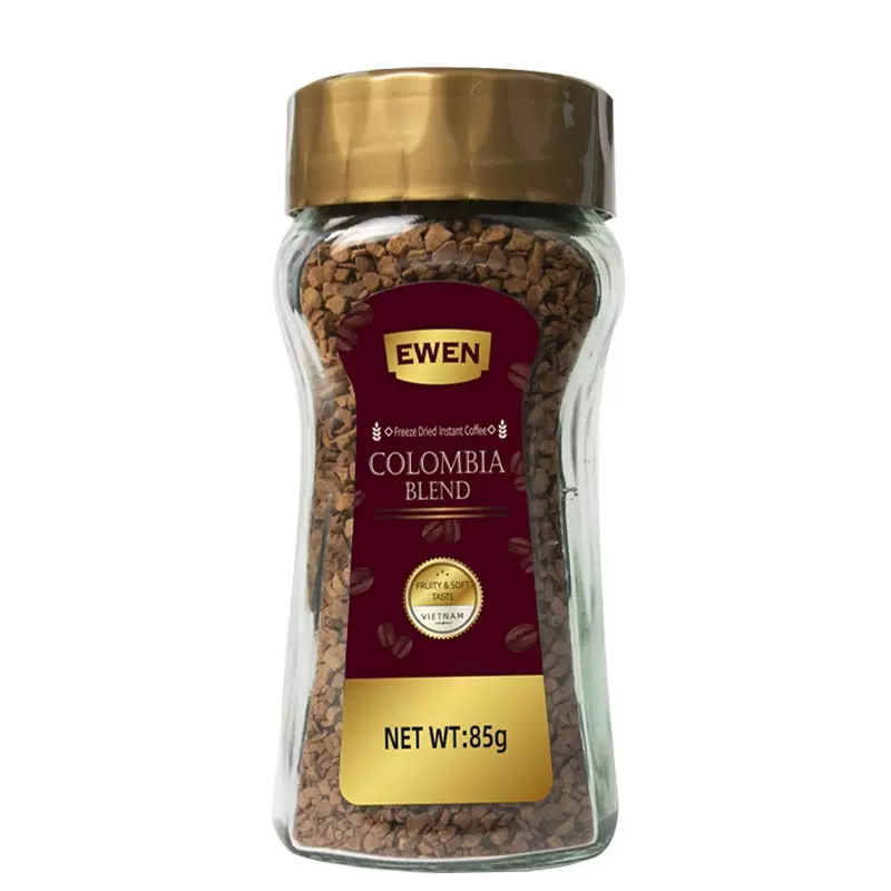 EWEN意文 柑橘水果花香调味咖啡即溶家用商用馥香冻干咖啡85g/罐