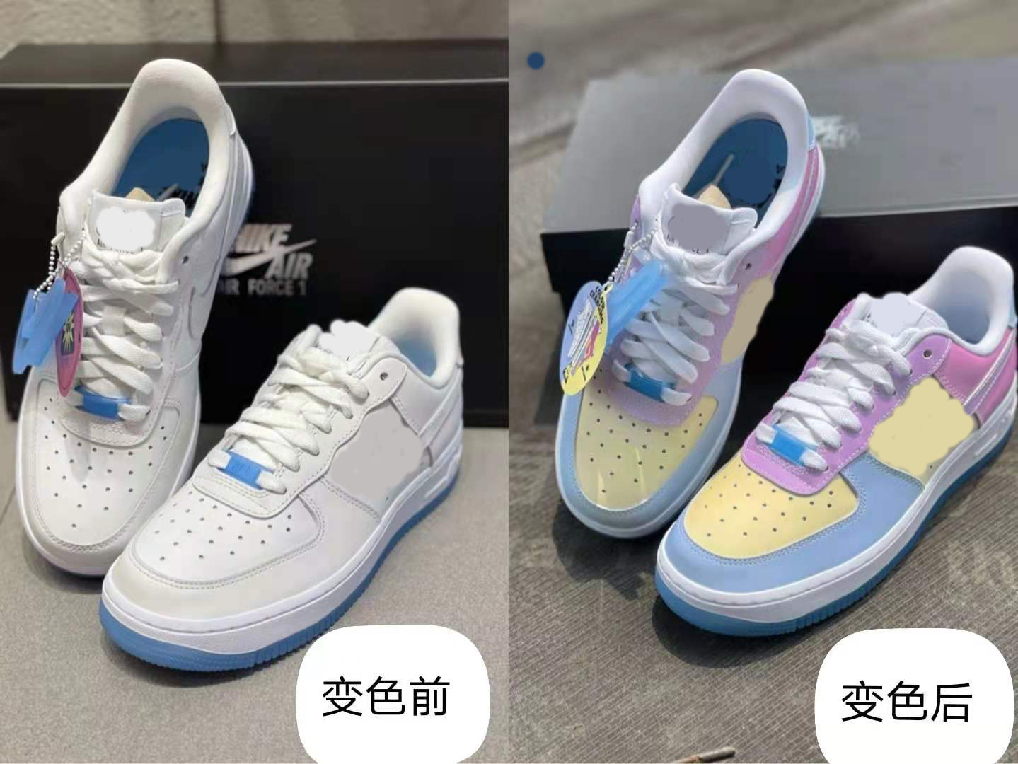 2021 New AF1 Air Force One White Blue Po...