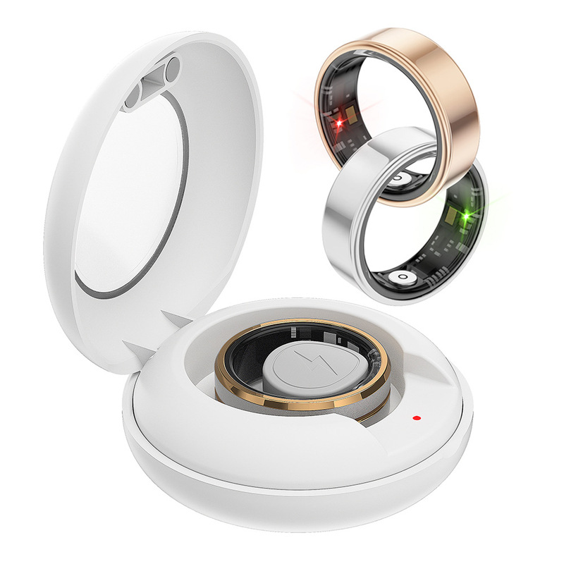Smart Ring Transparent Charging Compartment Portable Magnetic Charging Suitable for All Models Smart Ring Transparent Charging Compartment Portable Magnetic Charging Suitable for All Models
