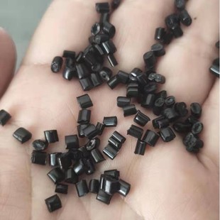 PP recycled material, supply high impact grade high melting finger high gloss black PP recycled material, drawing injection molding weight light.