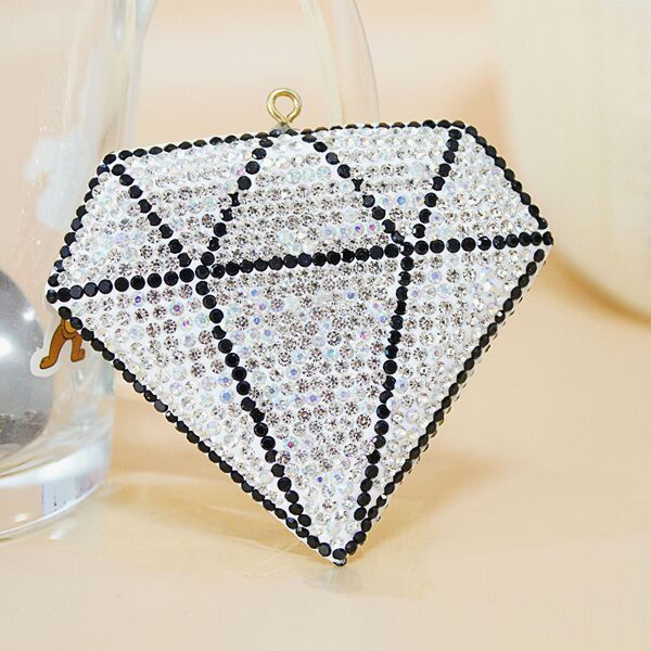 creative diamond keychain